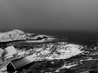 Antatt - Det snør, -også i sør - Lindesnes fyr