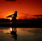 Dancing under a red sky