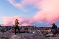 Pink sky