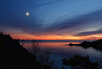Ved solnedgang